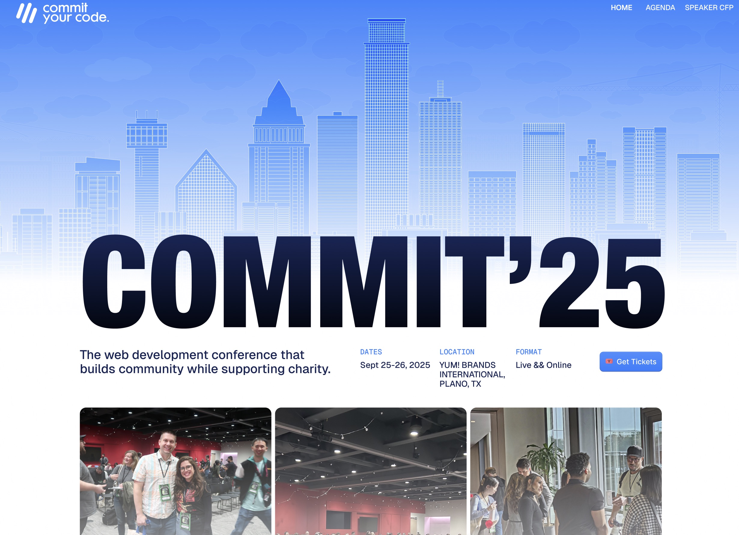 Commit Your Code Conference Website